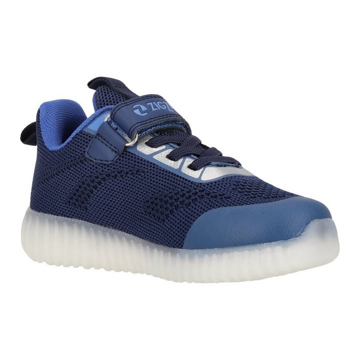 ZIGZAG Silas Kids Shoe W/lights Navy Indoorschuh