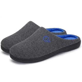 Home & Joy London Hausschuh (mit Memory-Foam Fußbett weich & warm gefüttert, bequem, rutschfest) Pantoffeln Latschen Schlappe