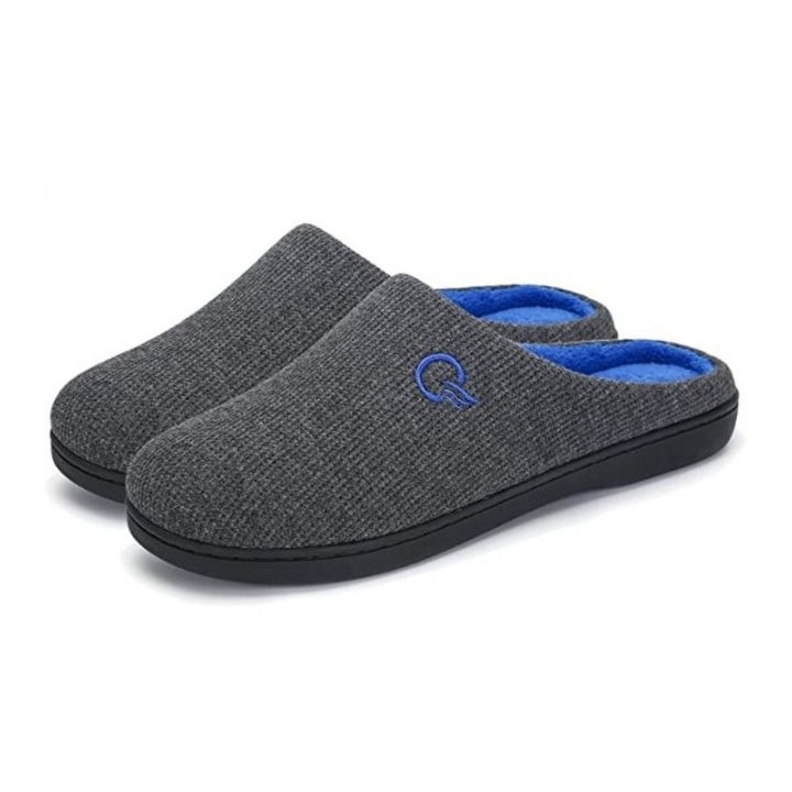 Home & Joy London Hausschuh (mit Memory-Foam Fußbett weich & warm gefüttert, bequem, rutschfest) Pantoffeln Latschen Schlappe