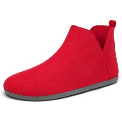 Home & Joy vegan & recycled Comfort Filz unisex Hausschuh (hohe Hüttenschuhe, Fußbett entnehmbar, weich & warm gefüttert, beq