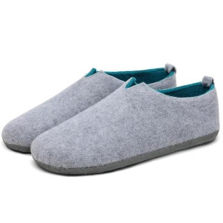 Home & Joy vegan & recycled Comfort Filz unisex Hausschuh (hohe Hüttenschuhe, Fußbett entnehmbar, weich & warm gefüttert, beq