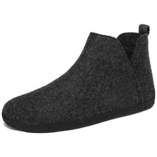 Home & Joy vegan & recycled Comfort Filz unisex Hausschuh (hohe Hüttenschuhe, Fußbett entnehmbar, weich & warm gefüttert, beq