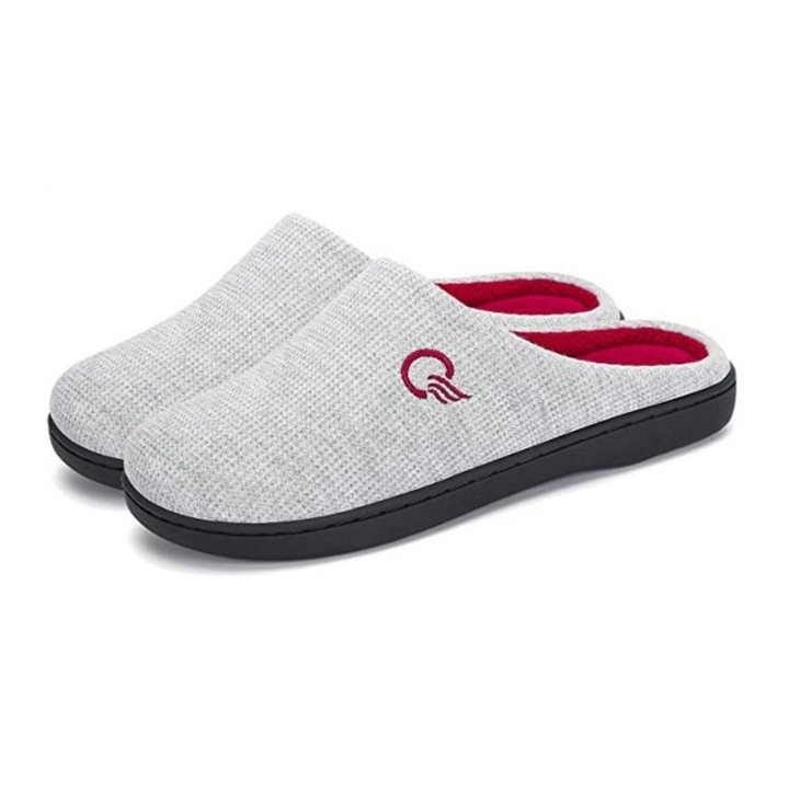 Home & Joy London Hausschuh (mit Memory-Foam Fußbett weich & warm gefüttert, bequem, rutschfest) Pantoffeln Latschen Schlappe