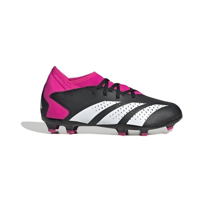 adidas Sportswear PREDATOR ACCURACY.3 FG J CBLACK/FTWWHT/TESHPK Fußballschuh