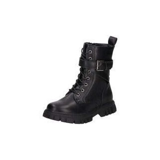 Barbarella Schnür Boots Mädchen schwarz|schwarz|schwarz