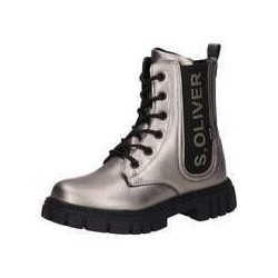 s.Oliver Schnür Boots Mädchen silber|silber|silber|silber