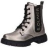 s.Oliver Schnür Boots Mädchen silber|silber|silber|silber