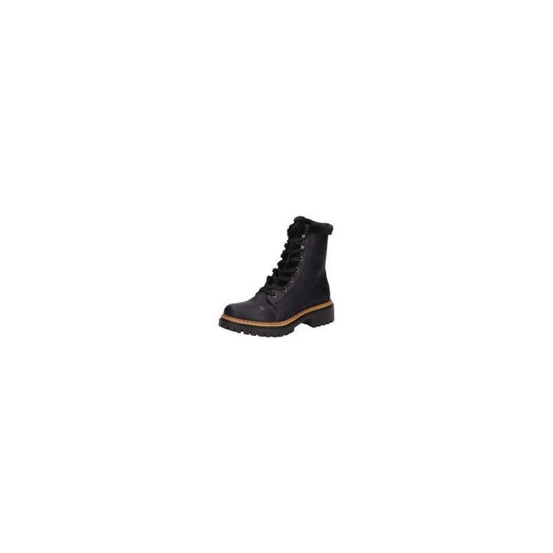 Rieker Schnür Boots Damen schwarz|schwarz|schwarz|schwarz
