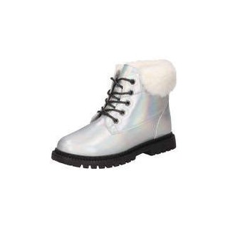 Puccetti Schnür Boots Mädchen silber|silber|silber