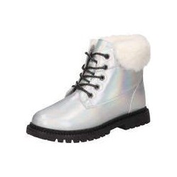 Puccetti Schnür Boots Mädchen silber|silber|silber