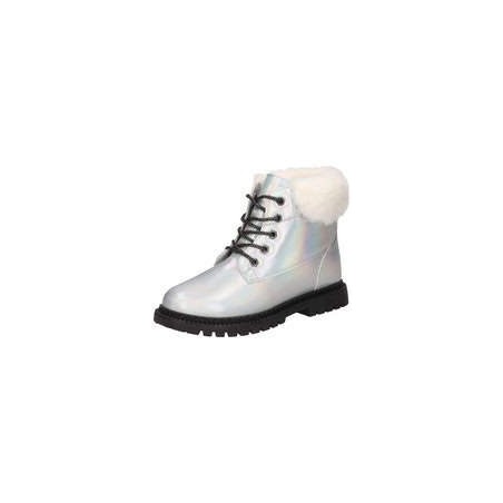 Puccetti Schnür Boots Mädchen silber|silber|silber