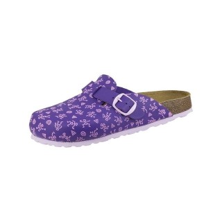 LICO work Bioline Clog lila/rosa Hausschuh