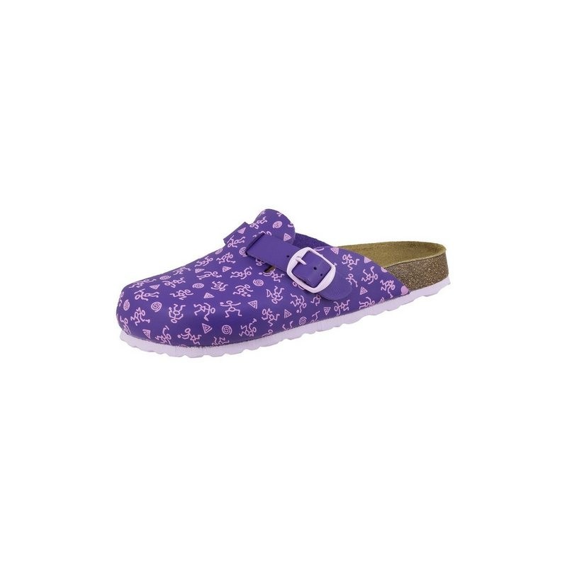LICO work Bioline Clog lila/rosa Hausschuh