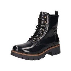 Via della Rosa Schnüstiefelette Damen schwarz|schwarz