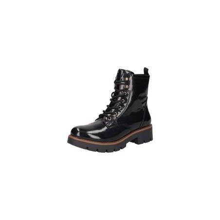 Via della Rosa Schnüstiefelette Damen schwarz|schwarz