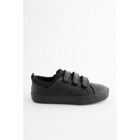 Next Lederschuhe mit 3 Klettverschlussriemen Klettschuh (1-tlg)