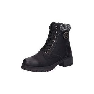 Relife Schnürstiefelette Damen schwarz|schwarz|schwarz|schwarz