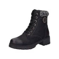 Relife Schnürstiefelette Damen schwarz|schwarz|schwarz|schwarz