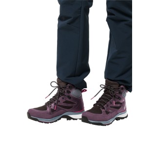 Jack Wolfskin Force Striker Texapore Mid Women Wasserdichte Wanderschuhe Damen 35.5 miscellaneous,purple,grey purple / grey