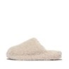 Fitflop iQUSHION D-LUXE PADDED TEDDY SLIPPER MULES Pantoffel Hausschuh, Clog mit Warmfutter