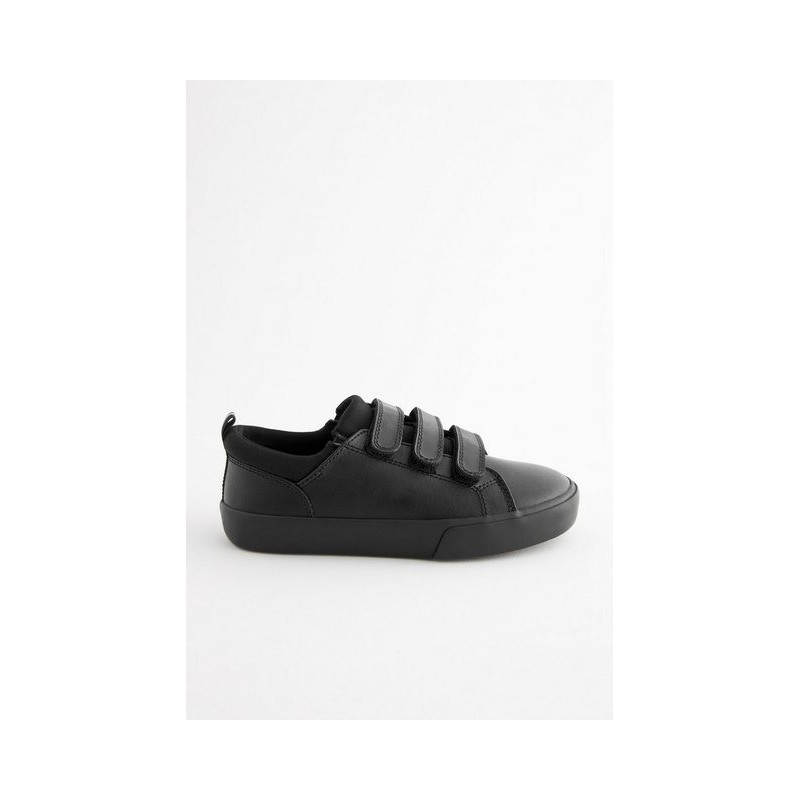 Next Lederschuhe mit 3 Klettriemen, weite Passform Klettschuh (1-tlg)
