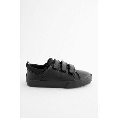 Next Lederschuhe mit 3 Klettriemen, weite Passform Klettschuh (1-tlg)