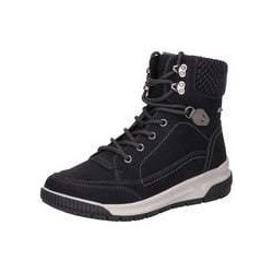 Relife Schnür Boots Damen schwarz|schwarz|schwarz