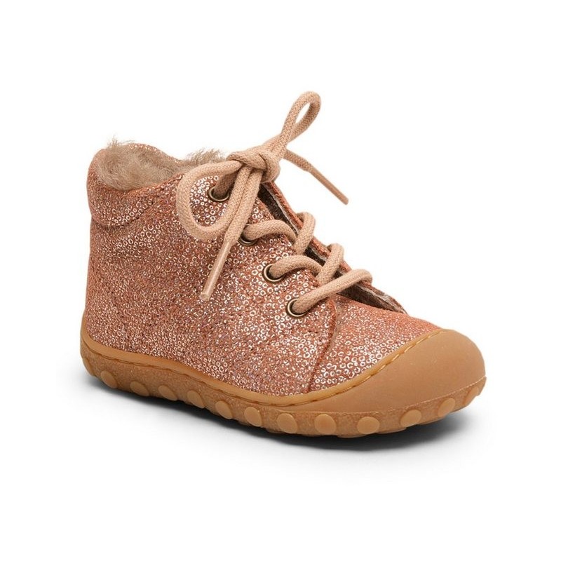 Bisgaard hale l lamb Lauflernschuh Babyschuh, Schnürschuh, Winterstiefel mit wärmender Lammwolle
