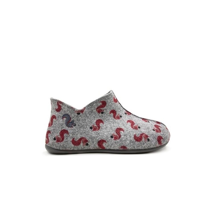 thies 1856 ® Kids PET Squirrel Slipper Boot Slipper Vegan