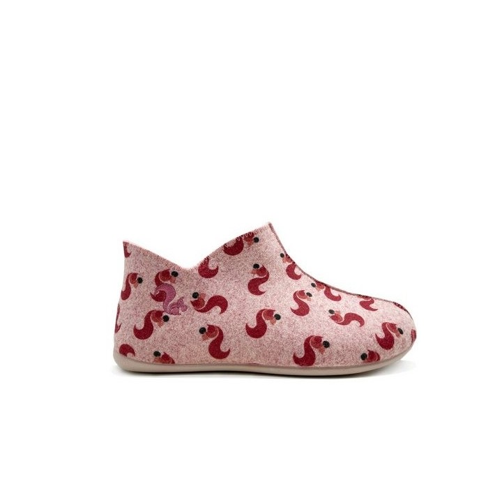 thies 1856 ® Kids PET Squirrel Slipper Boot Slipper Vegan