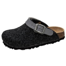 Fischer-Markenschuh Shetland Pantoffel aus Filzloden, mit gepolstertem Lederfußbett