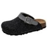 Fischer-Markenschuh Shetland Pantoffel aus Filzloden, mit gepolstertem Lederfußbett