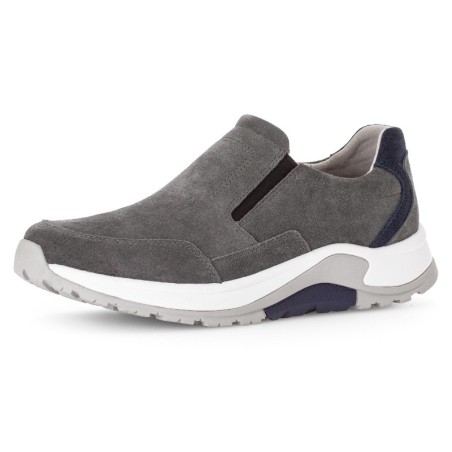 Gabor Rollingsoft Slipper, Schlupfschuh, Komfortschuh mit seitlichem Stretcheinsatz, Weite G