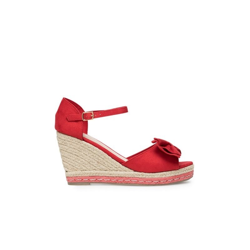 DeeZee Espadrilles WYL2710-02 Rot Espadrille