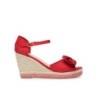 DeeZee Espadrilles WYL2710-02 Rot Espadrille