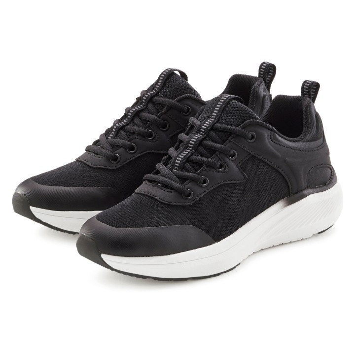 LASCANA Sneaker, Freizeitschuh, Schnürhalbschuh mit herausnehmbarer Innensohle VEGAN