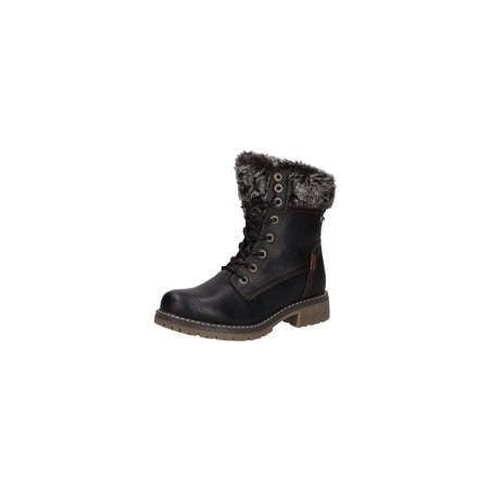 Puccetti Schnür Boots Damen schwarz|schwarz|schwarz|schwarz|schwarz|schwarz|schwarz