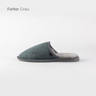 Provellus HAUSSCHUHE PANTOFFELN SLIPPER ECHT DEUTSCHES MERINOSCHAFFELL/LEDER Hausschuh