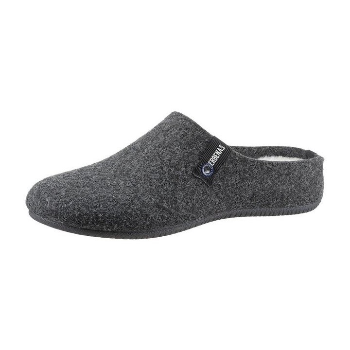 VERBENAS York Fieltro Pantoffel, Hausschuh, Homeslipper, Clog mit Warmfutter-Innensohle