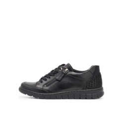 Go Soft Halbschuhe WI23-GHANA-04 Schwarz Schnürschuh