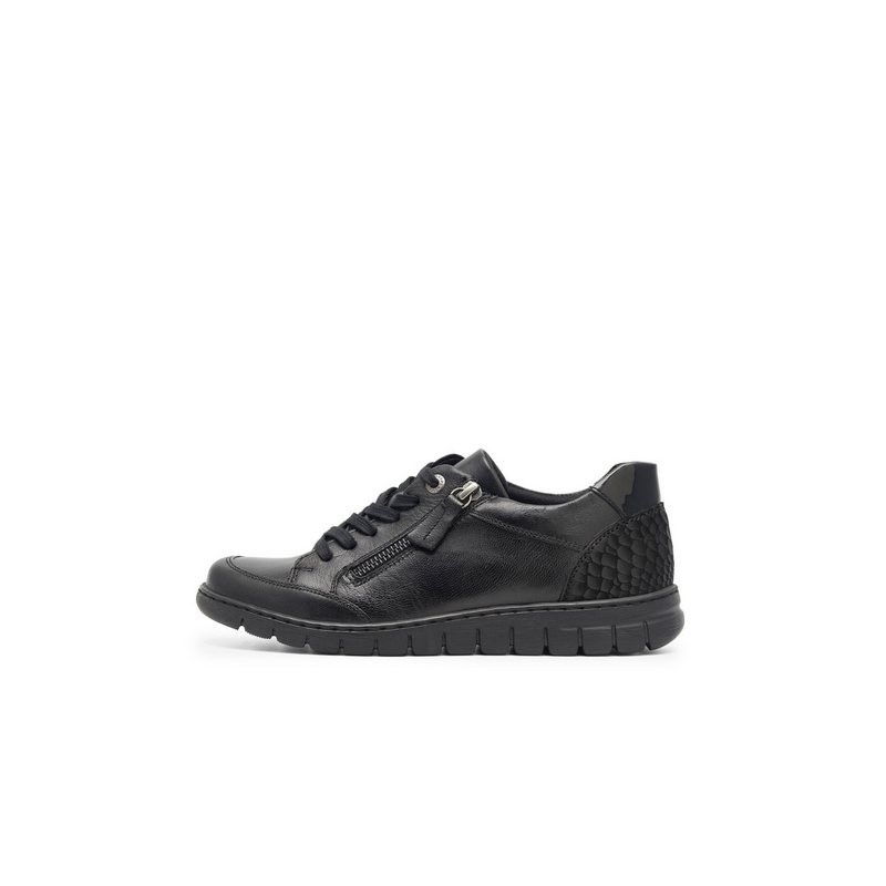 Go Soft Halbschuhe WI23-GHANA-04 Schwarz Schnürschuh