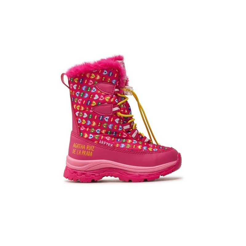 Agatha ruiz de la prada Schneeschuhe 241992-A S Rosa Schnürschuh
