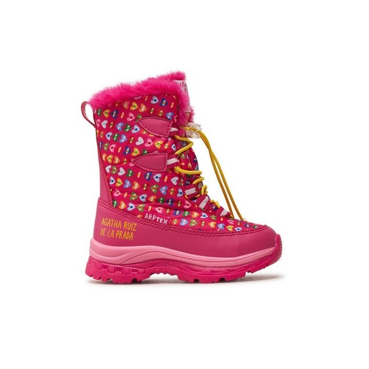 Agatha ruiz de la prada Schneeschuhe 241992-A S Rosa Schnürschuh