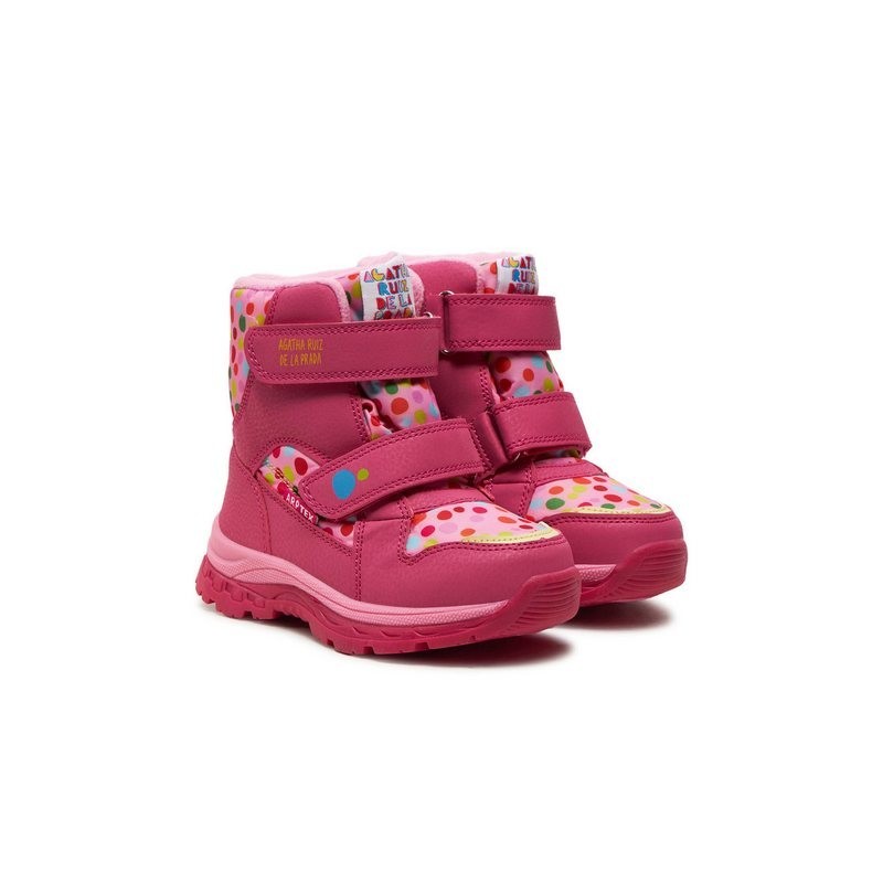 Agatha ruiz de la prada Schneeschuhe 241990-A D Rosa Schnürschuh
