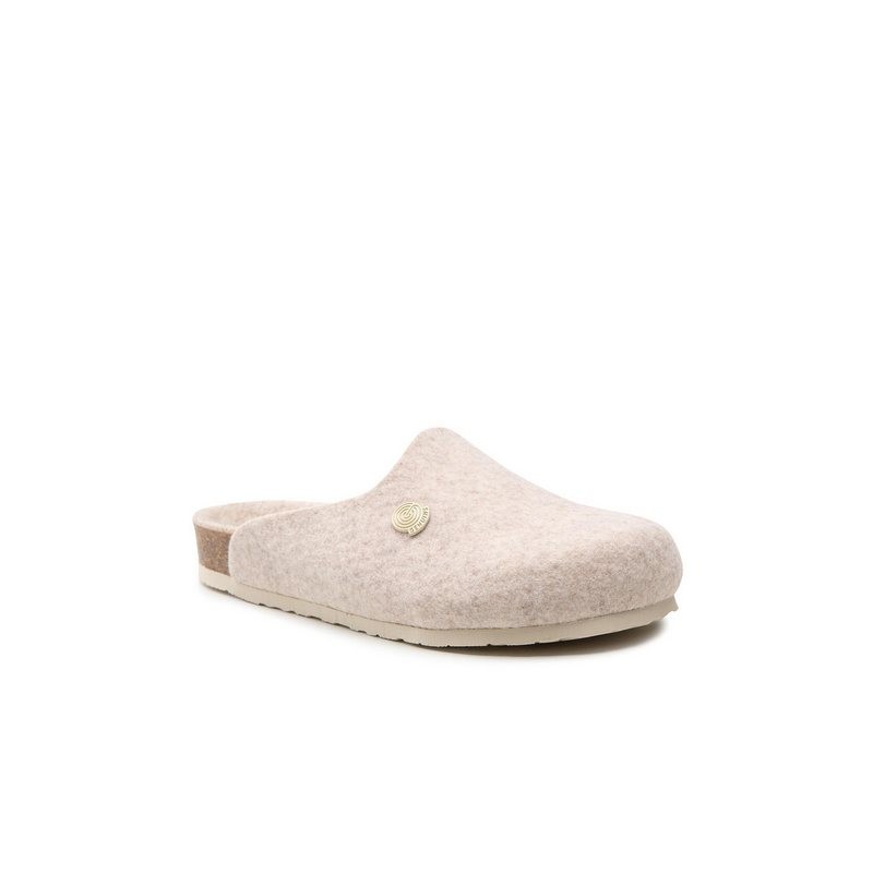GENUINS Hausschuhe Helsinki G104617 Beige Hallenschuh