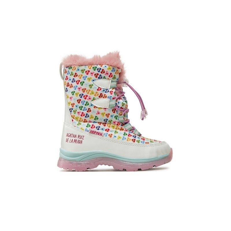Agatha ruiz de la prada Schneeschuhe 241992-B D Weiß Schnürschuh