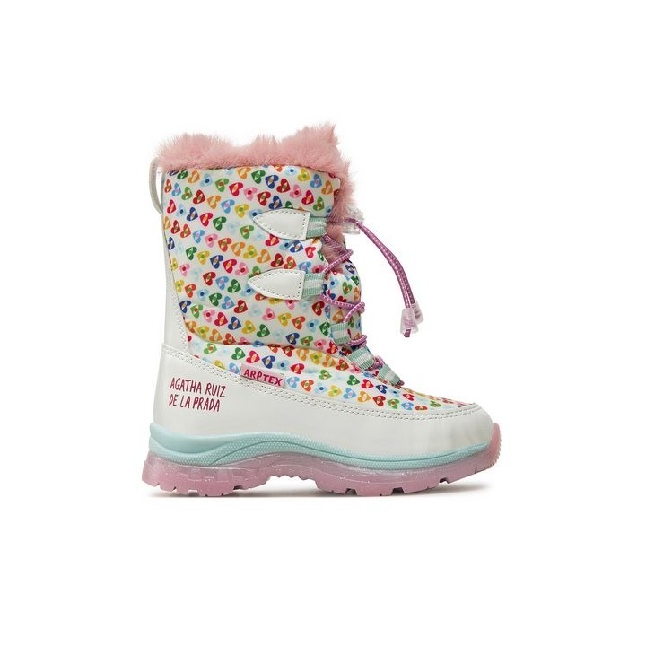 Agatha ruiz de la prada Schneeschuhe 241992-B D Weiß Schnürschuh