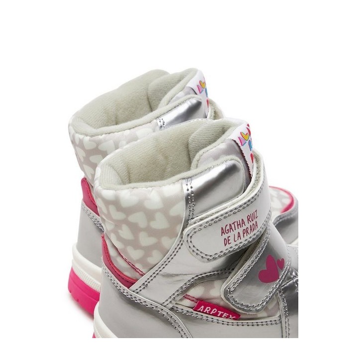 Agatha ruiz de la prada Schneeschuhe 241990-B M Silberfarben Schnürschuh