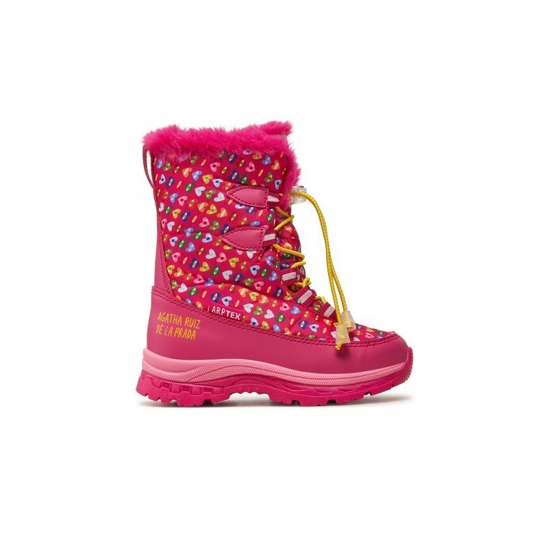Agatha ruiz de la prada Schneeschuhe 241992-A D Rosa Schnürschuh