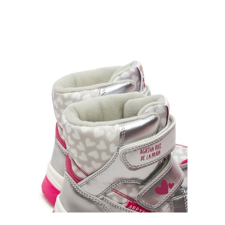 Agatha ruiz de la prada Schneeschuhe 241990-B S Silberfarben Schnürschuh